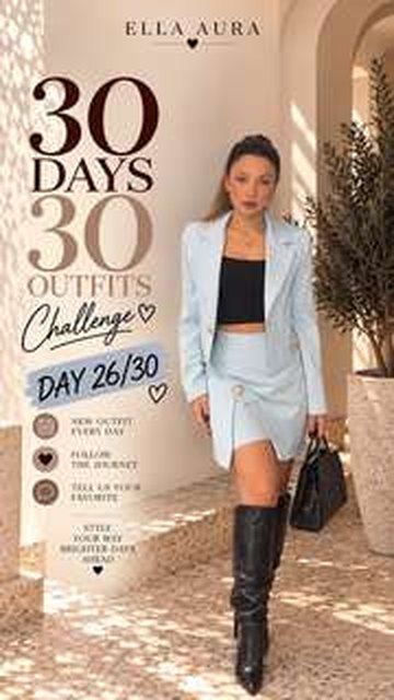 Day 26: sky blue blazer set
